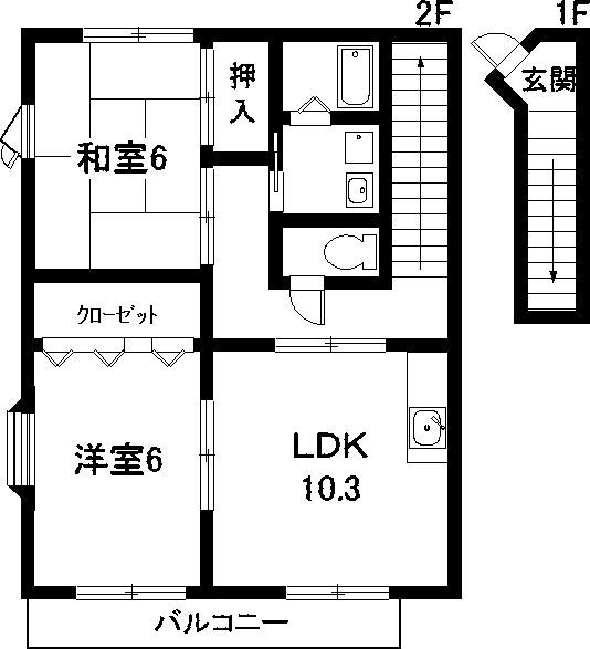 グランシャリオＦＵＪＩの間取り