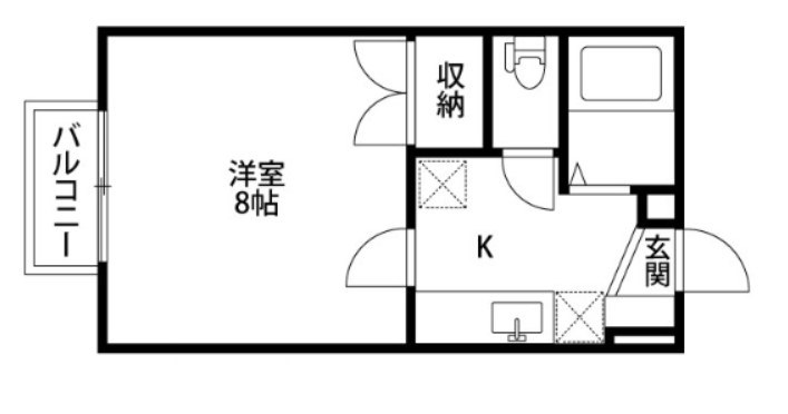 新潟県新潟市中央区明石２（アパート）の賃貸物件の間取り