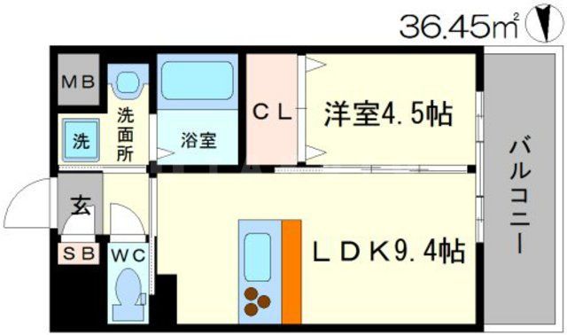 第25関根マンションの間取り