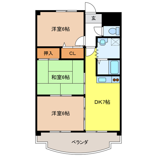 アクシス１２の間取り