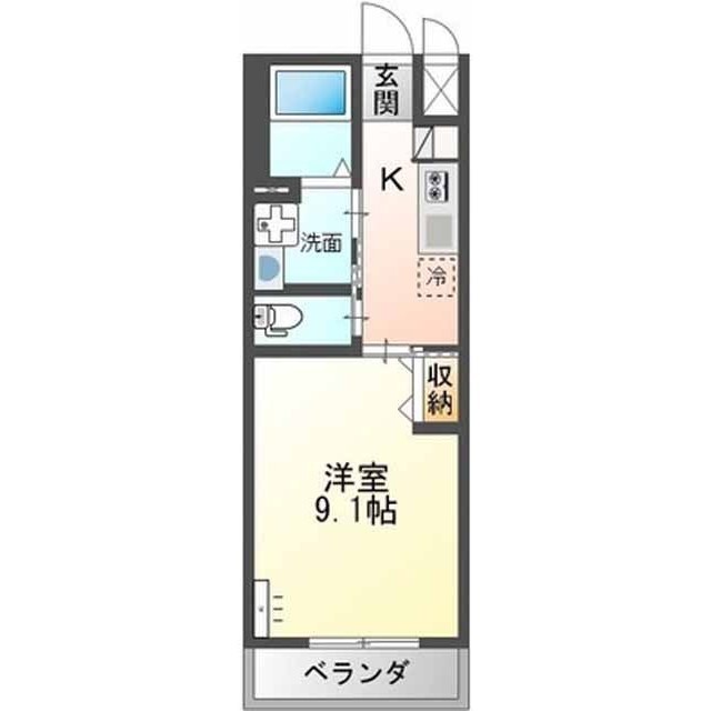 桜町フラッツの間取り