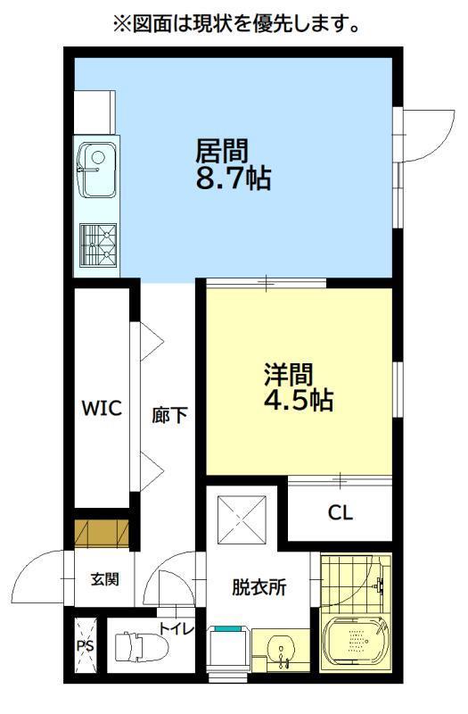 セレーノ旭町の間取り