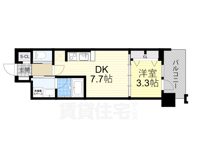 リッツ新大阪プレミアムの間取り