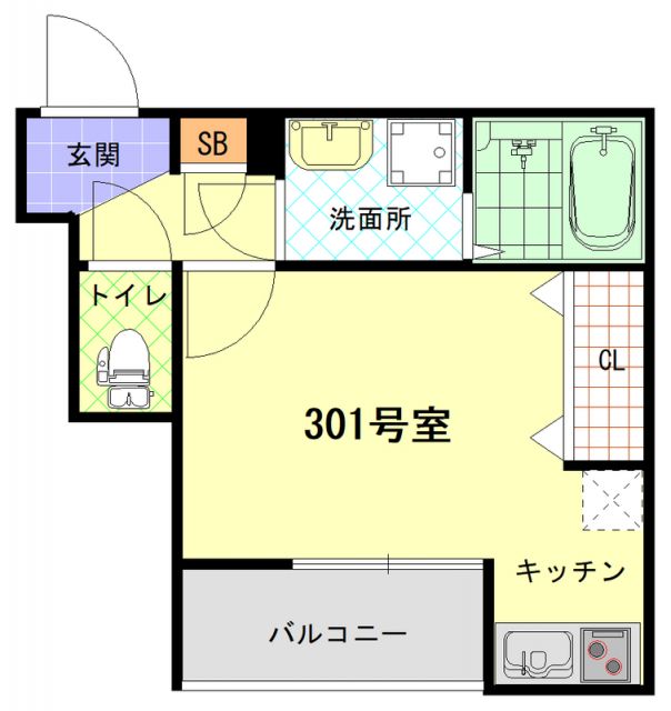 ＣＦジオーレ鎌倉弐番館の間取り