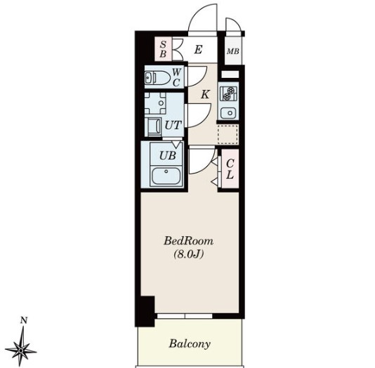 S-RESIDENCE堀田North IIの間取り