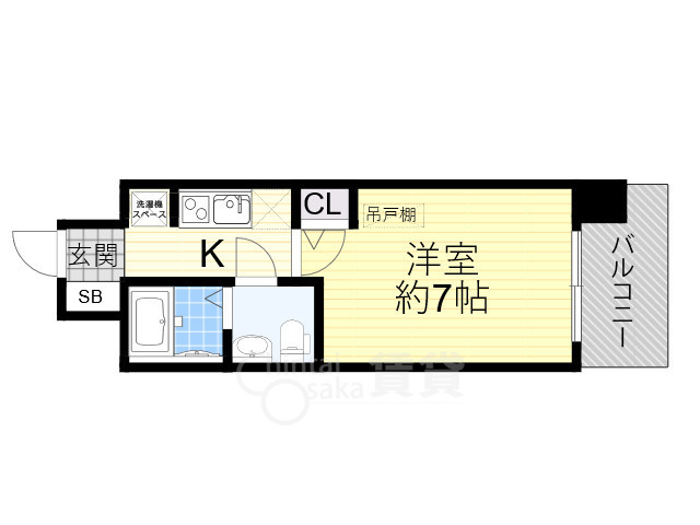 セレニテ東三国ミラクの間取り