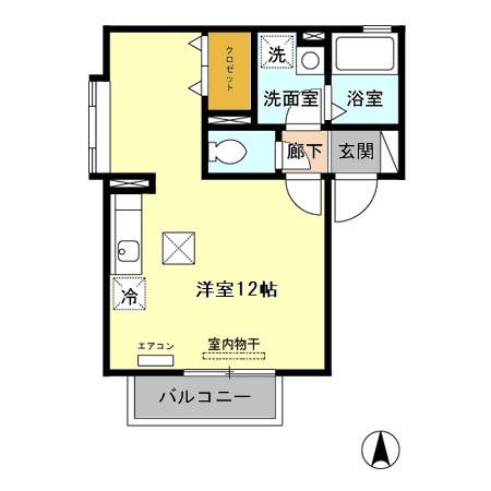 コンフォート巽が丘の間取り