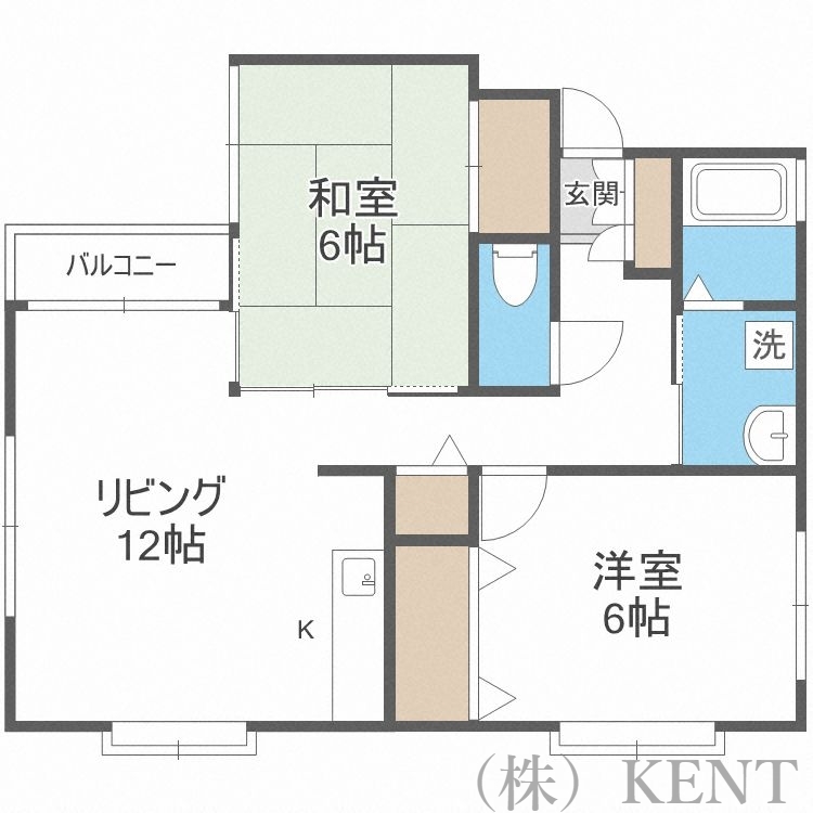 ルナソル発寒の間取り