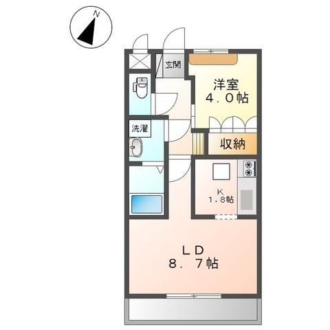 大里郡寄居町大字鉢形のマンションの間取り