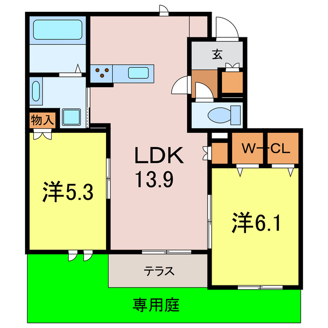 Residence　GAKUの間取り