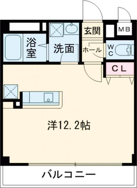 奈良市三松のマンションの間取り