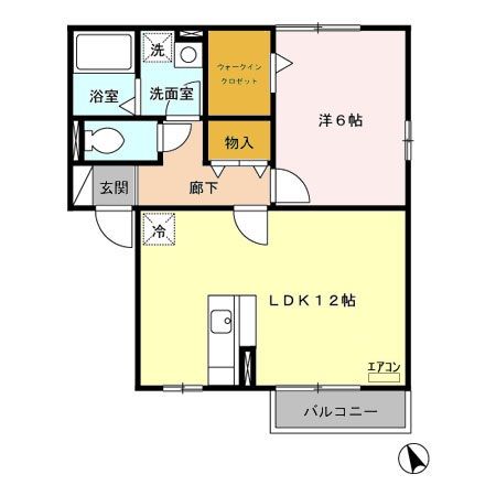 リベール　Ａ/Ｂ/Ｃの間取り