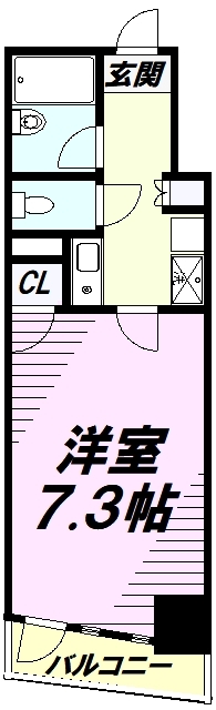 八王子市千人町のマンションの間取り