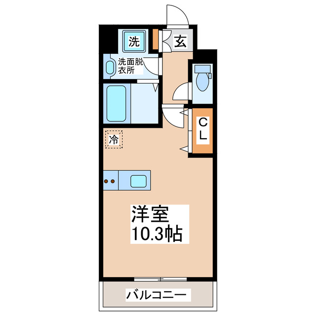 菊池郡大津町大字大津のマンションの間取り