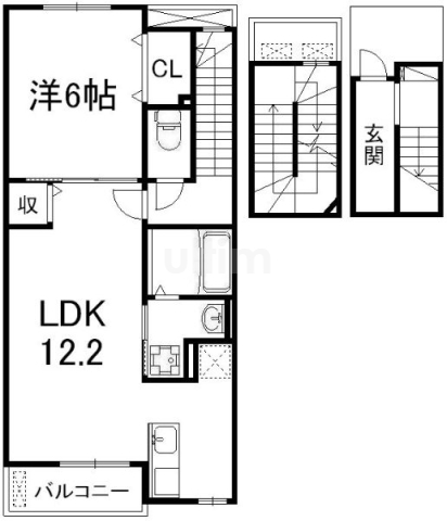 ブライド・メゾン・さくらIの間取り