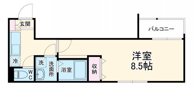 アース所沢の間取り