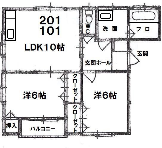 【ブリリアンテ　102の間取り】