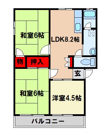 ドリームハウスHARA5の間取り