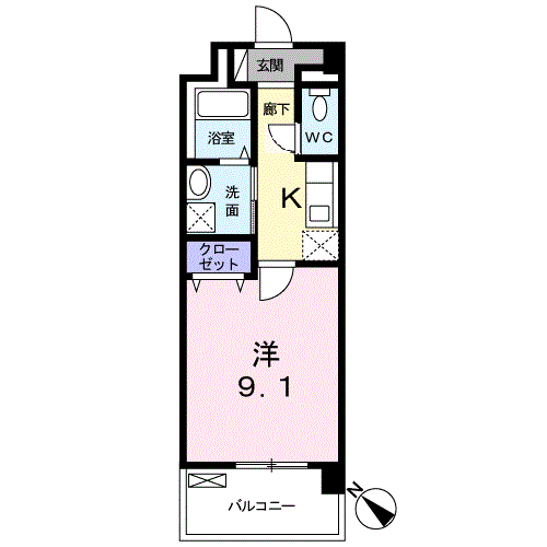 ありの実　Iの間取り