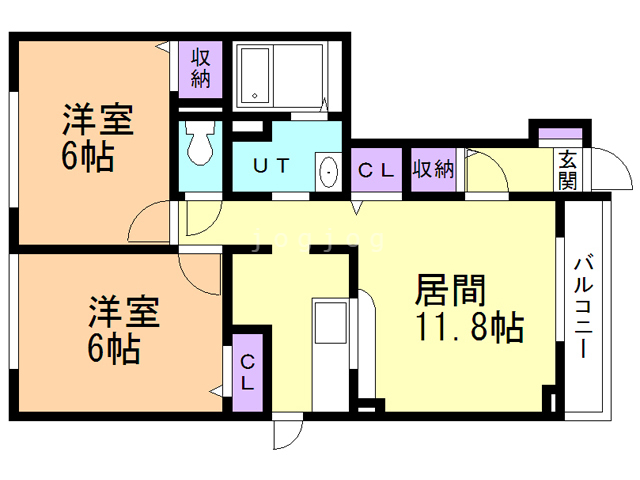 グラースメゾンの間取り