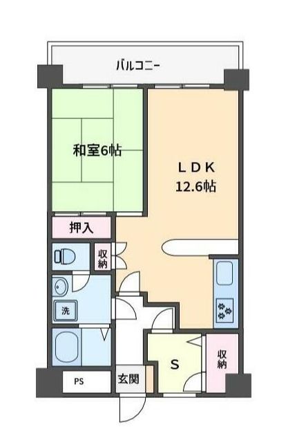 サンハイツ名瀬の間取り