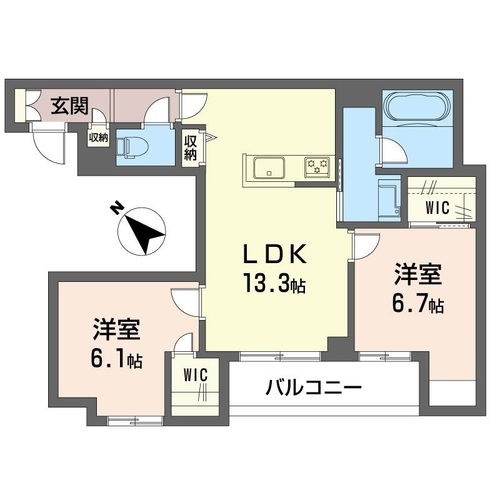 ヴィタレンタの間取り