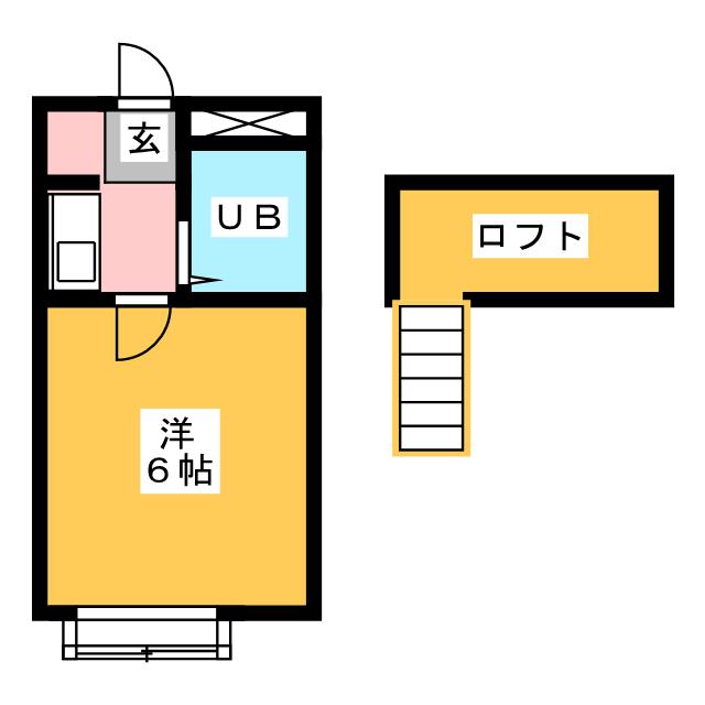 コスモハイツ多治見の間取り