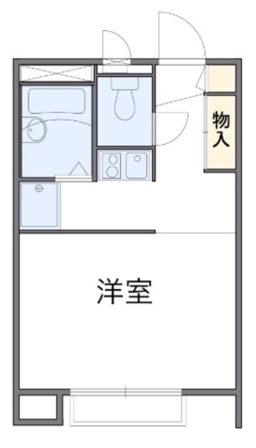 川崎市高津区久地のアパートの間取り