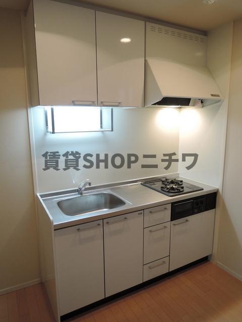 【新宿区赤城元町のマンションのキッチン】