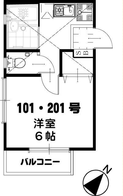 メルクマール湘南の間取り