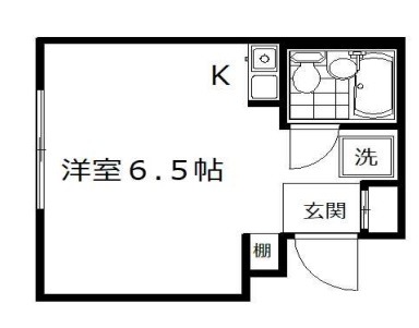 大田区南六郷のマンションの間取り