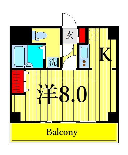 サンジュエル町屋の間取り