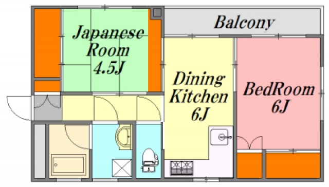 廿日市市平良山手のマンションの間取り