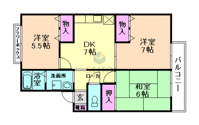 エクシード・ソネの間取り