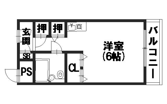 ハイライフ西ノ岡の間取り