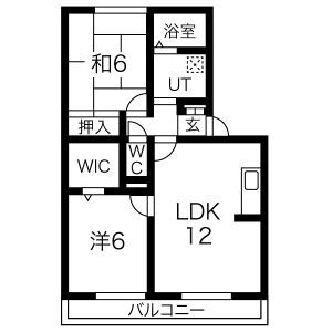 ラ・メール横山の間取り