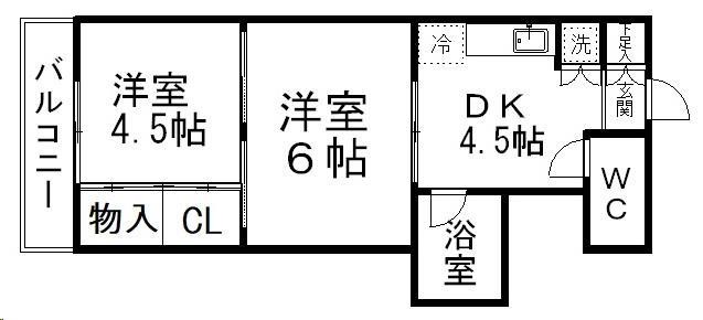 シャングリラ高松の間取り