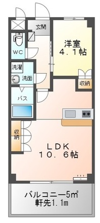 サントワライズの間取り