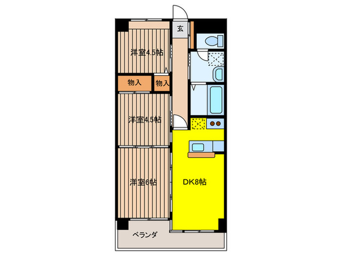 エスポア千歳の間取り