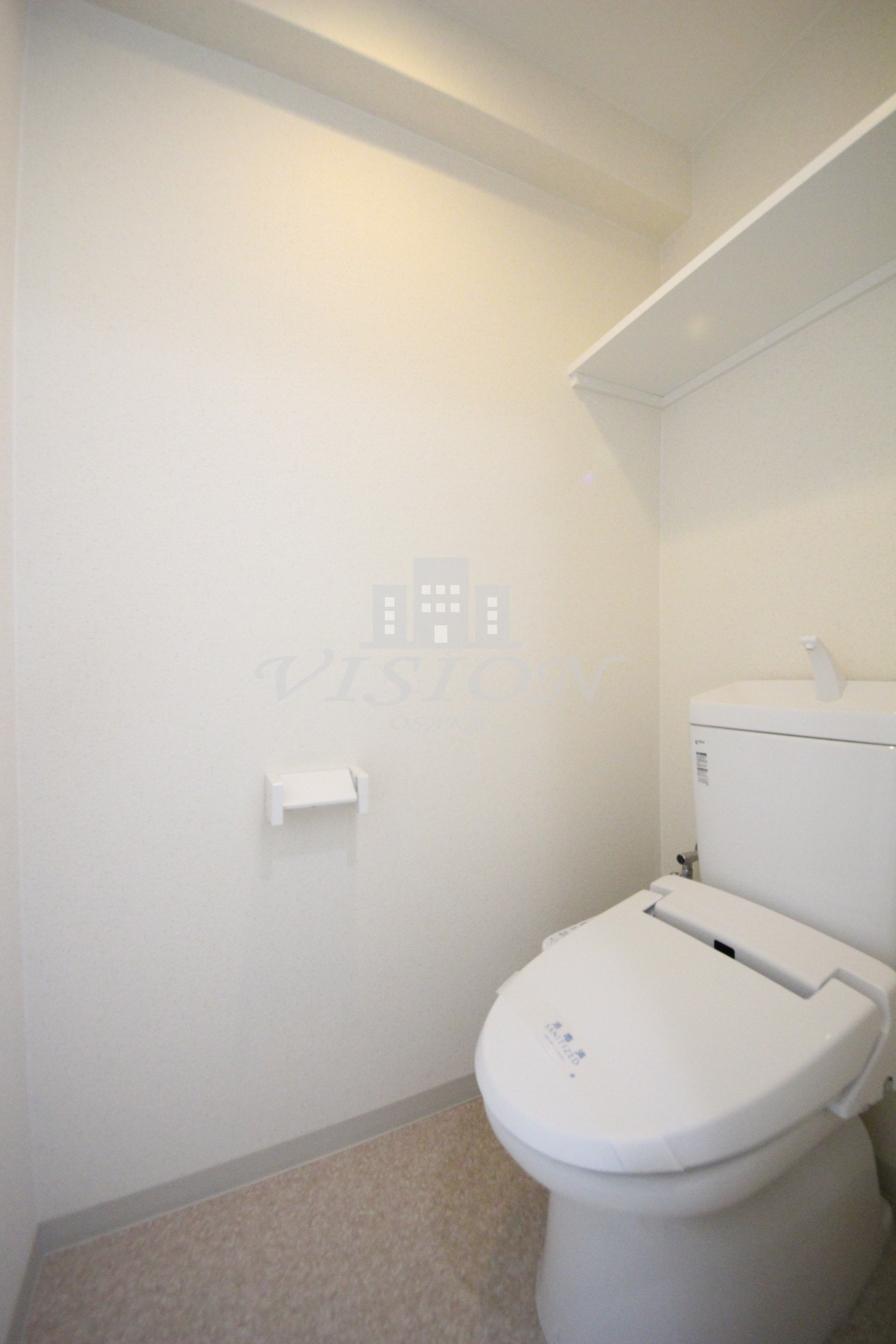 阪急千里線 豊津駅 徒歩6分 8階建 築15年のトイレ写真