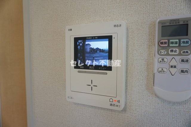 セキュリティ　【エスポワール・ジェルメ　V】急な来客でもTVインターホンで