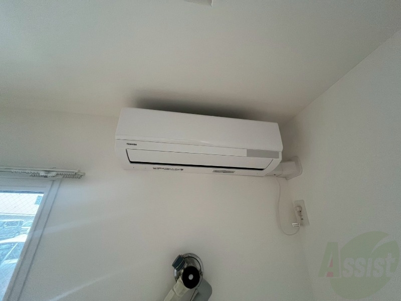 その他設備　エアコンが設置してありますので、寒暖対策もばっちり。