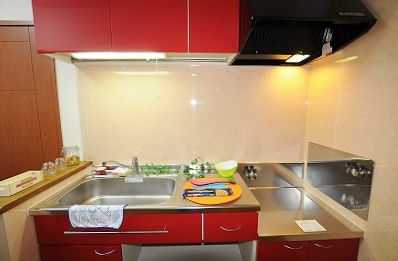 キッチン　★二口ガスコンロ対応★