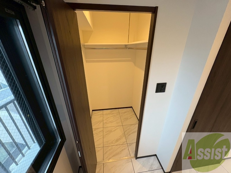 収納　洋室にはクローゼットがあるのですっきり片付きそうです。