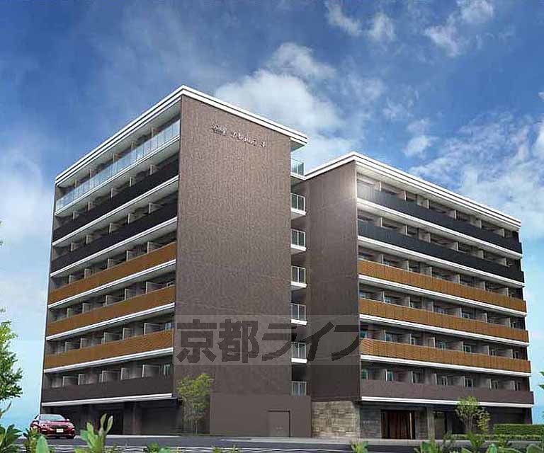 建物外観　予想図、・完成予想図