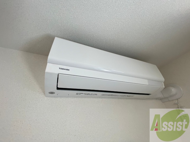 その他設備　エアコンが設置してありますので、寒暖対策もばっちり。