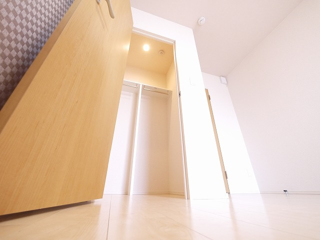 収納　たっぷりとした収納スペースです