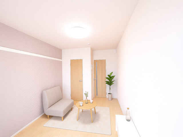 居室・リビング　CGで家具等を配置したもので家具等は含まれません。