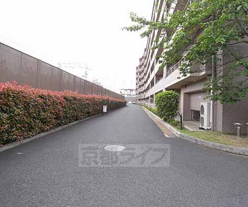 その他　奥の駐車場への道です。