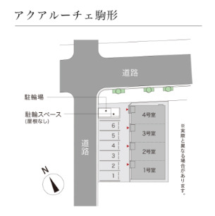 駐車場　駐車場があるので、車を買う予定の方も安心です